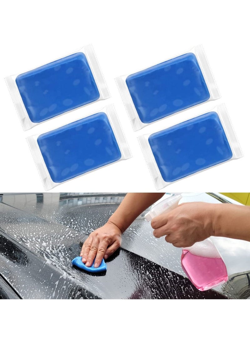 SYOSI Car Clay for Car Detailing 4 Pack, Auto Detailing Clay Bar Cleaner, Grade Cleaner Kit for Coating Polisher Car Wash Kit Cleaning RV Cars Boats Bus - Image 1