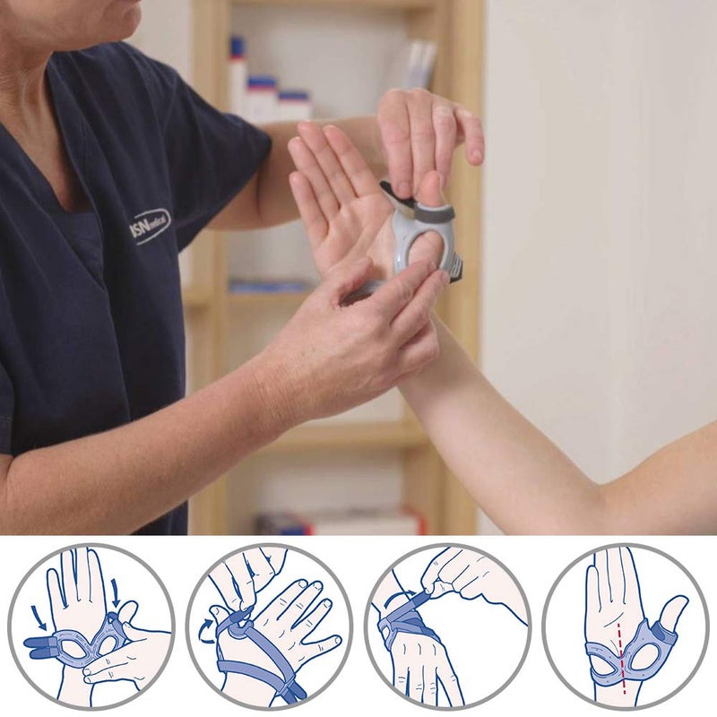 Actimove Professional Line Rhizo Forte Thumb Brace  Right  Gray  Small - Image 5