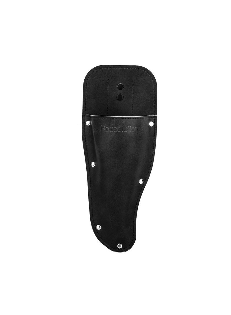 SYOSI Garden Pruner Sheath, Pruner Holster, shears Hanging Pouch Premium PU Leather Holster Protective Case Cover Scabbard, for Hand Pruner, Garden Shears, for Gardening Pruning Shears Scissor, Black - Image 1