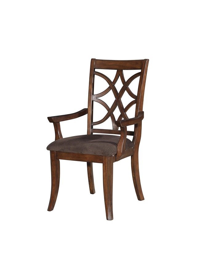 acme 60257 Keenan Side Chair, Walnut Finish, Set of 2 - Image 4