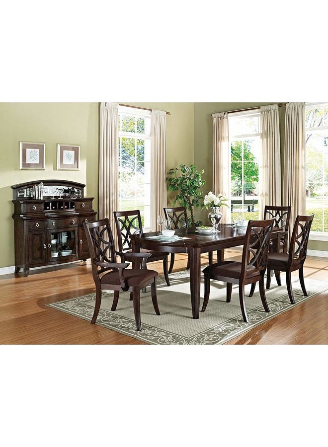 acme 60257 Keenan Side Chair, Walnut Finish, Set of 2 - Image 2