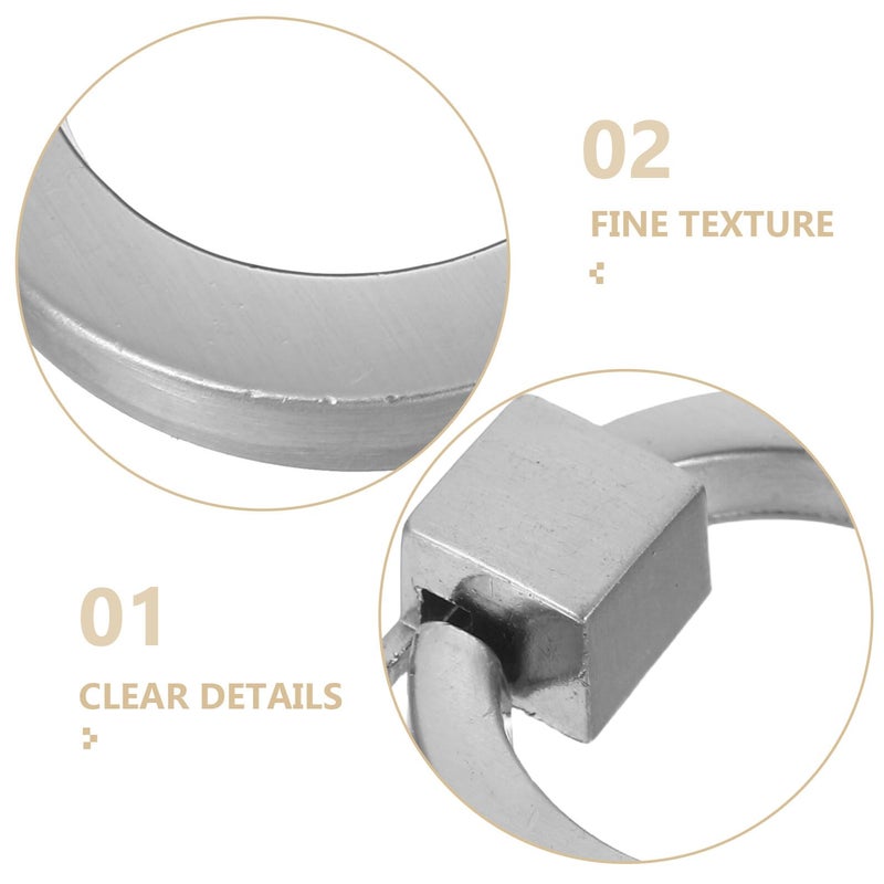 6 Pcs Mini Round Single Hole Drawer Handles Cabinet Knobs Hardware Accessories - Image 4