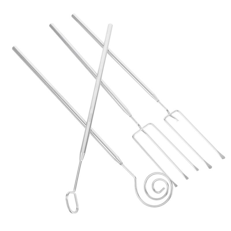 4pcs Candy Dipping Tools kit Chocolate Dipping Set 3 Prong Fondue Fork Spiral Spoon For Handmade Chocolates Pralines And - Image 4