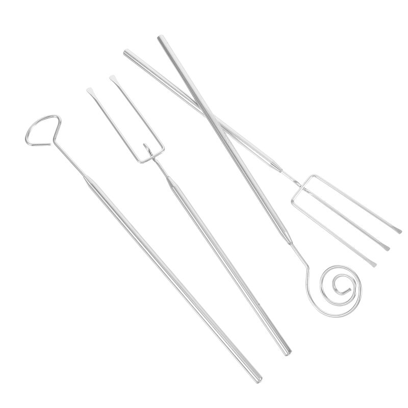 4pcs Candy Dipping Tools kit Chocolate Dipping Set 3 Prong Fondue Fork Spiral Spoon For Handmade Chocolates Pralines And - Image 3