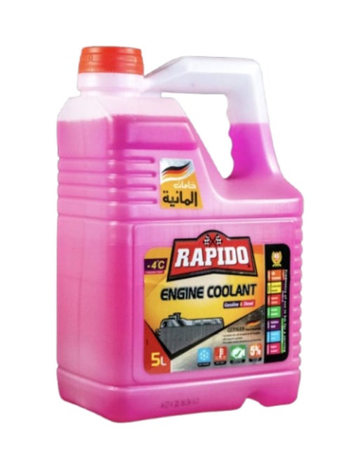 Rapido Coolant 5 Litre - Red