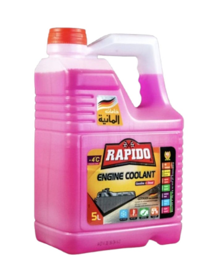 Rapido Rapido Coolant 5 Litre - Red 