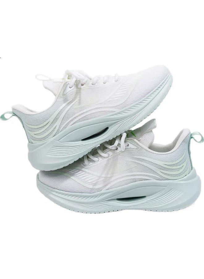 Pull Back Warrior Women'S Sports Shoes New Breathable Thick-Soled Casual Women'S Shoes Light Green Size 36 - Image 1