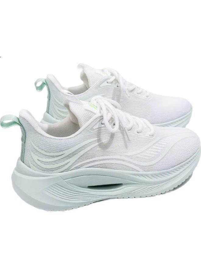 Pull Back Warrior Women'S Sports Shoes New Breathable Thick-Soled Casual Women'S Shoes Light Green Size 36 - Image 2