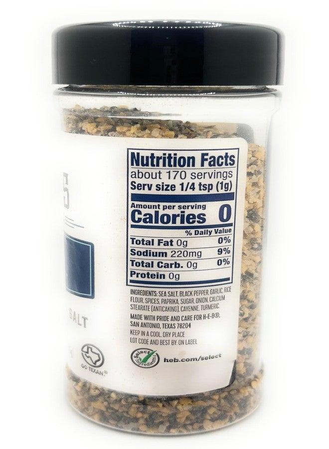 heb Texas Originals Steak Seasoning with Sea Salt 6oz - 1 shaker bottle - Image 2