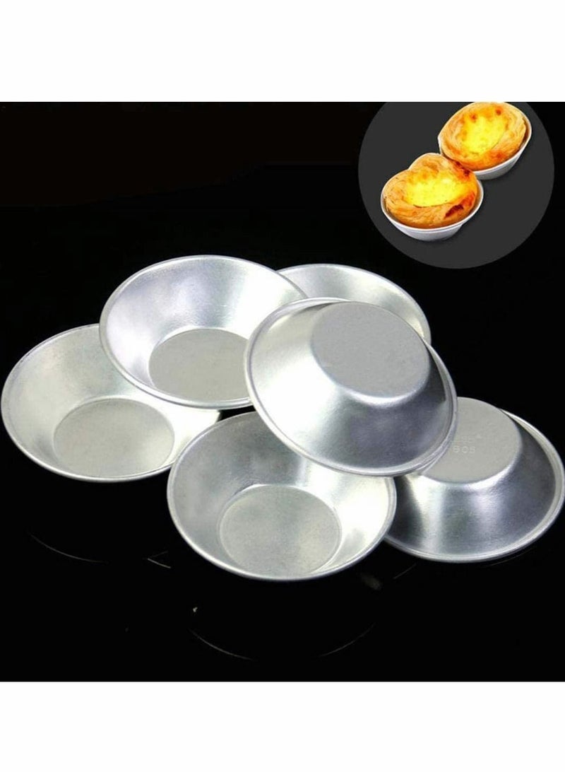 Y&D 25pcs Egg Tart Aluminum Cupcake Cookie Flower Mold Mould Tin Baking Pan Kitchen Reusable DIY Bakeware Tools  - Image 2