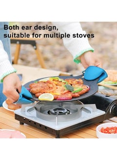 Generic 36cm Korean Non-stick BBQ Grill Pan Iron Barbecue Round Hot Plate Outdoor Garden  - Image 4