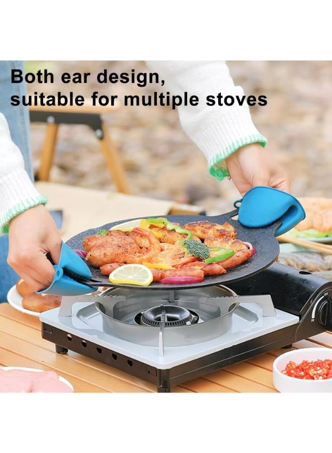 36cm Korean Non-stick BBQ Grill Pan Iron Barbecue Round Hot Plate Outdoor Garden - Image 4