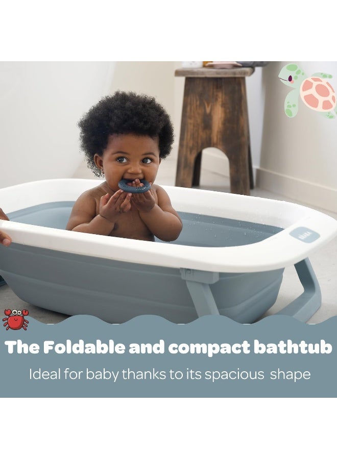BEABA Béaba Eazy Pop Camélé' O Bath - Foldable Baby Bath Tub - Image 3