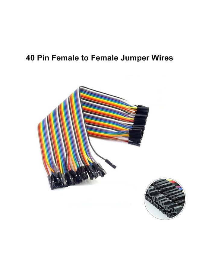 120pcs 20cm Multicolored Dupont Wire 40pin Male to Female, 40pin Male to Male, 40pin Female to Female Breadboard Jumper Ribbon Cables Kit Compatible with Arduino Projects - Image 4