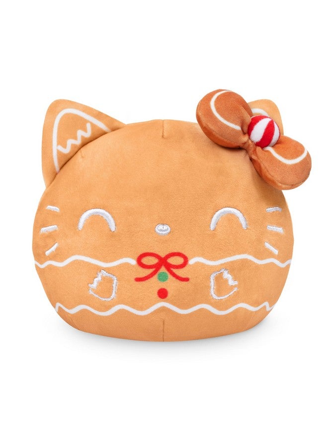 TeeTurtle TeeTurtle Hello Kitty Christmas Reversible 4" Plushie - Gingerbread - Officially Licensed Sanrio - Cute Kawaii Soft Holiday Stuffed Animal  - Image 1