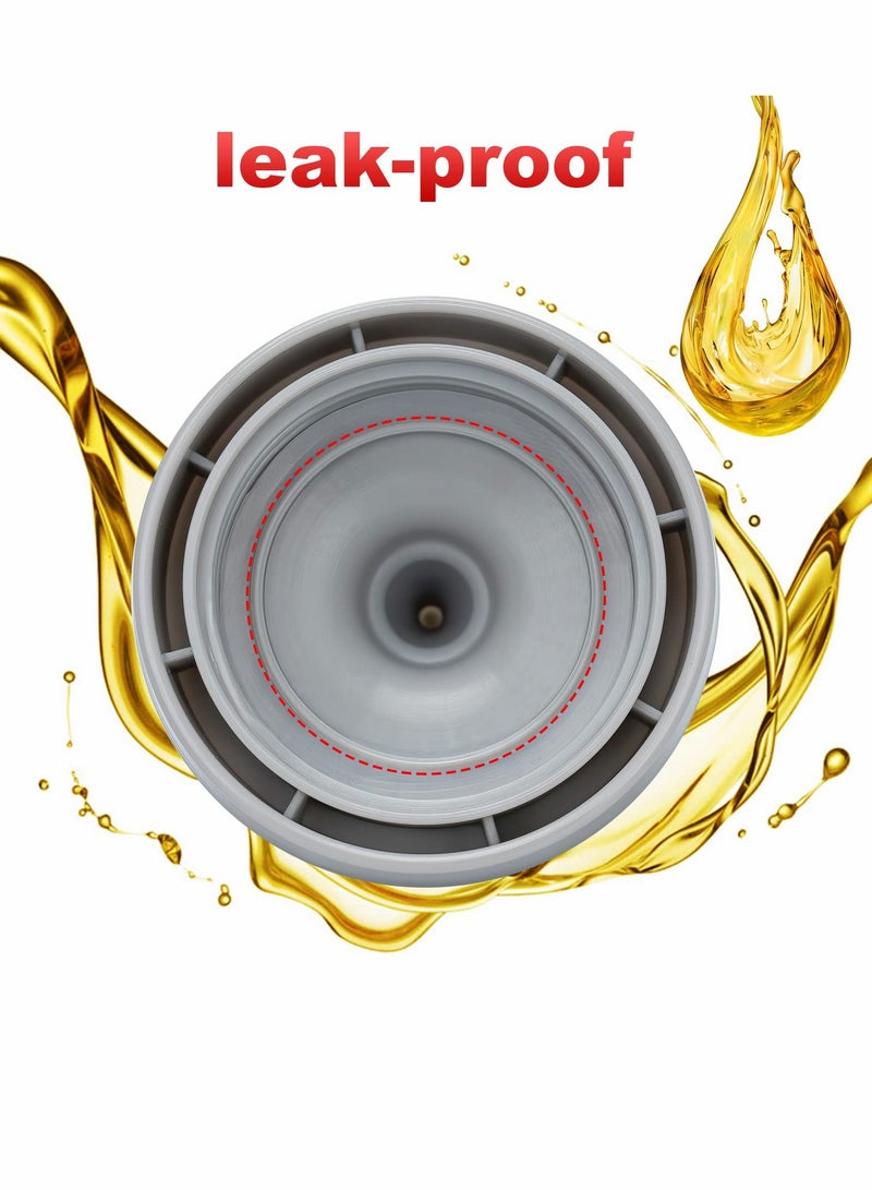 Porous Squeeze Bottles, Leak Proof Refillable Condiment Container for Kitchen Use, Top Dispensers for Salad Dressings, Ketchup, Mustard, Mayo, Hot Sauces, Olive Oil (12 oz) - Image 3