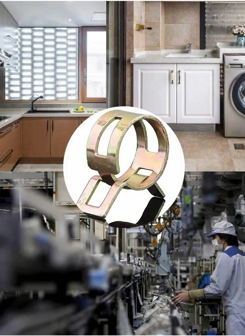 SYOSI - 75 قطعة مشبك خرطوم زنبركي، مشبك خرطوم ماء وخرطوم وقود من السيليكون، قابل لإعادة الاستخدام متعدد المقاسات 6 مم و7 مم و8 مم و9 مم و10 مم - Image 1