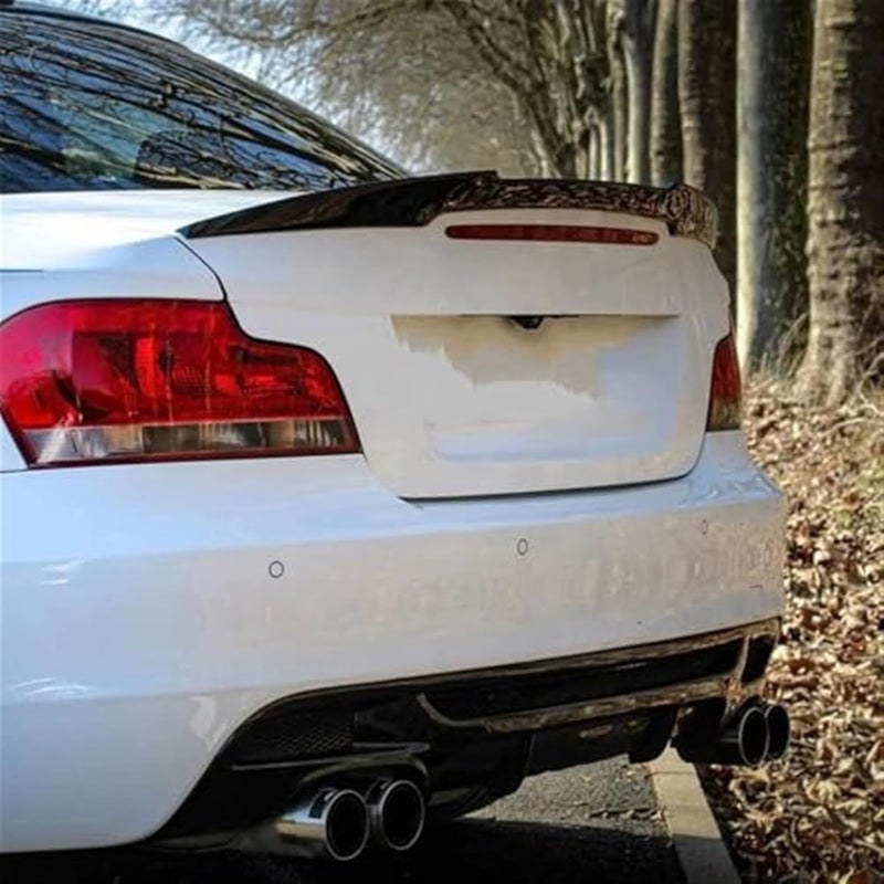 Wivplex Gloss Black Car Spoiler for 1 Series E82 E88 Coupe - Image 2