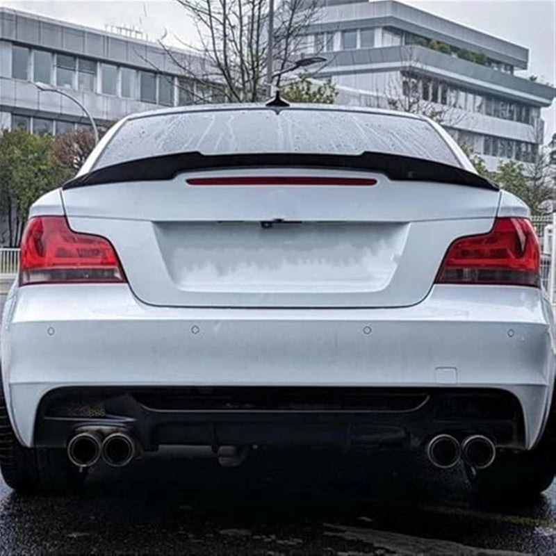 Wivplex Gloss Black Car Spoiler for 1 Series E82 E88 Coupe - Image 3
