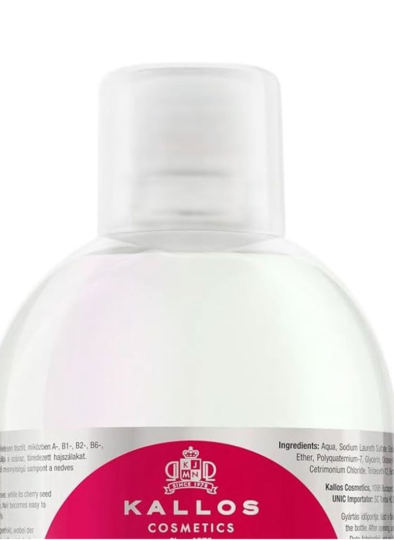 Kallos Kallos Conditioning Shampoo With Cherry Seed Oil 1000 ml  - Image 3
