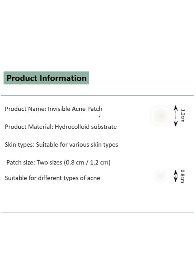 HONS 36Pcs Invisible Hydrocolloid Acne Pimple Patch - Image 2
