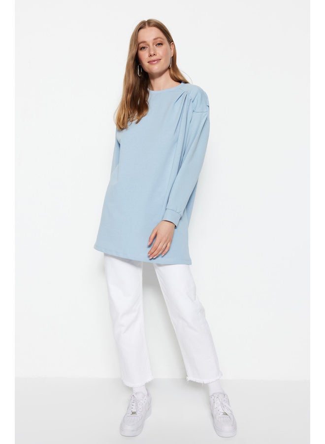trendyol Woman Modest Tunic Blue - Image 1