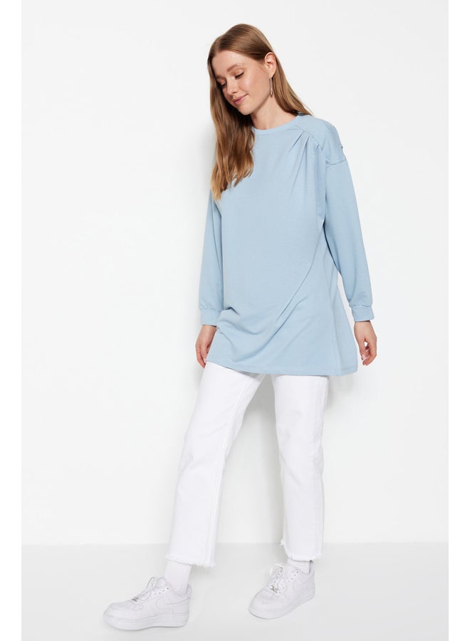trendyol Woman Modest Tunic Blue - Image 2