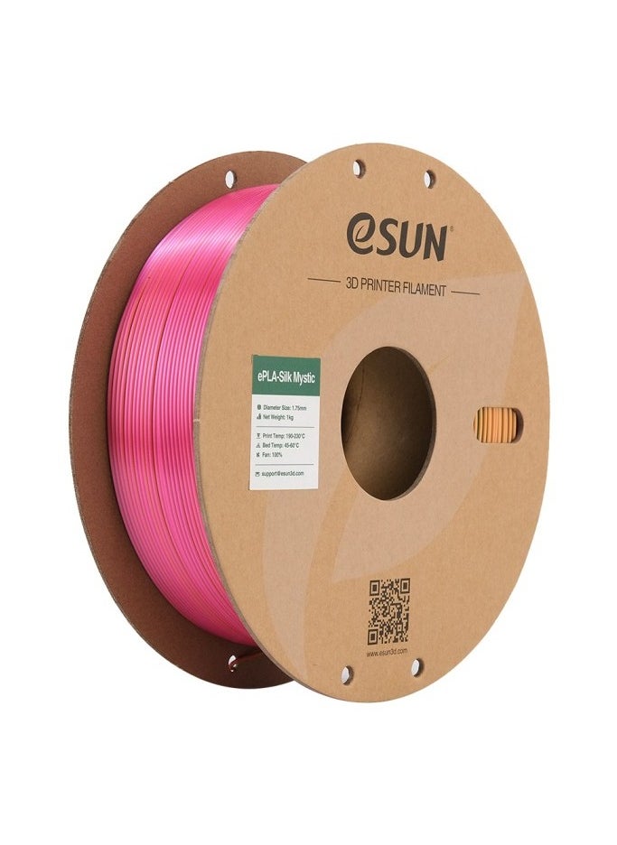 eSUN ePLA-Silk Mystic Gold Red Green 1.75mm, 1Kg/P-Roll  - Image 1