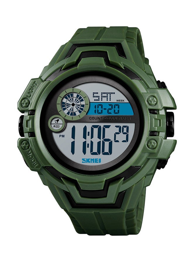 NIBEMINENT men PU Analog+Digital Electronic Wrist Watch 1446 - Image 2