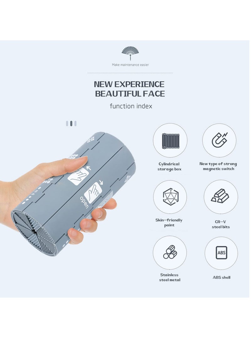 KASTWAVE - 126 in 1 Precision Screwdriver Set Magnetic Driver Kit with Flexible Shaft Electronics Repair Tool Kit for Mobile Phone Watch Computer Camera - Image 1