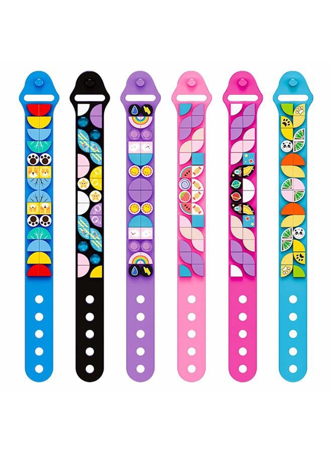 MEIEST 2021 New DOTS Kids Jewelry Craft Bracelet 6 Packs, Cool DIY Creative Sports Bracelet Making Kits for Girls and Boys, Custom Friendship Wristband Make a Great Birthday or New Year Gift,Spend blursday - Image 1