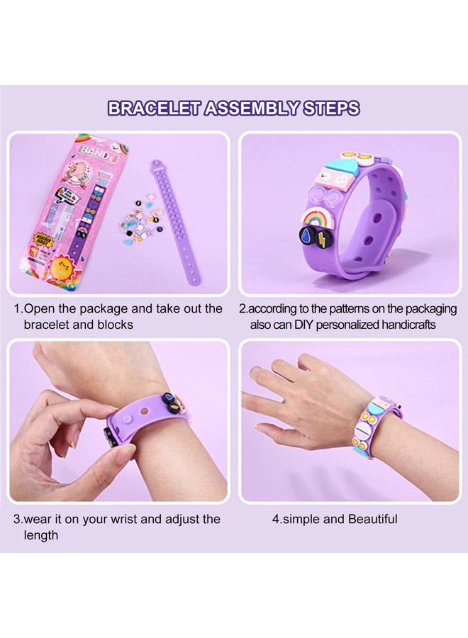 MEIEST 2021 New DOTS Kids Jewelry Craft Bracelet 6 Packs, Cool DIY Creative Sports Bracelet Making Kits for Girls and Boys, Custom Friendship Wristband Make a Great Birthday or New Year Gift,Spend blursday - Image 2
