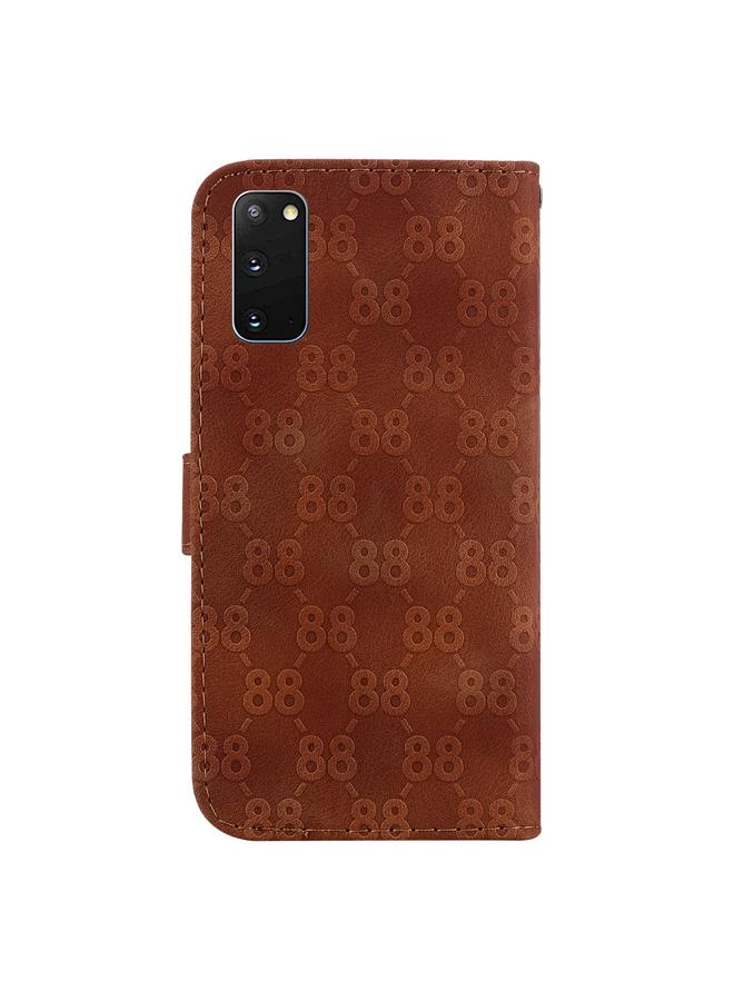 S-TOP Case For Samsung Galaxy S20 Double 8-shaped Embossed Leather Phone Case - Image 3