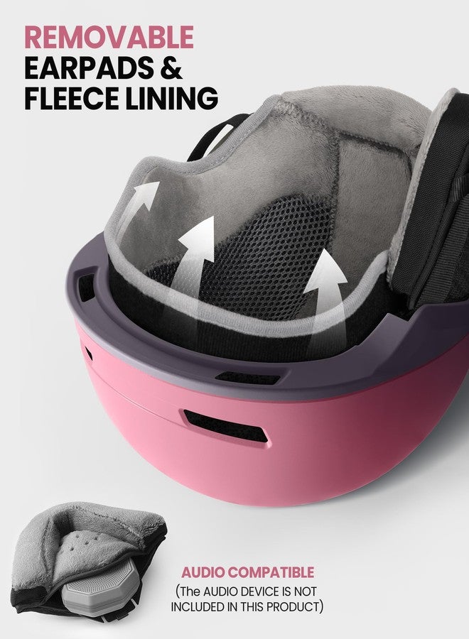 OutdoorMaster MIPS Ski Helmet with Ski Goggles PRO Set - Adjustable Fit Snowboard Helmet and Snow Goggles Set - Snow Sport Helmet for Men, Women & Youth - Matte Pink, L - Image 5