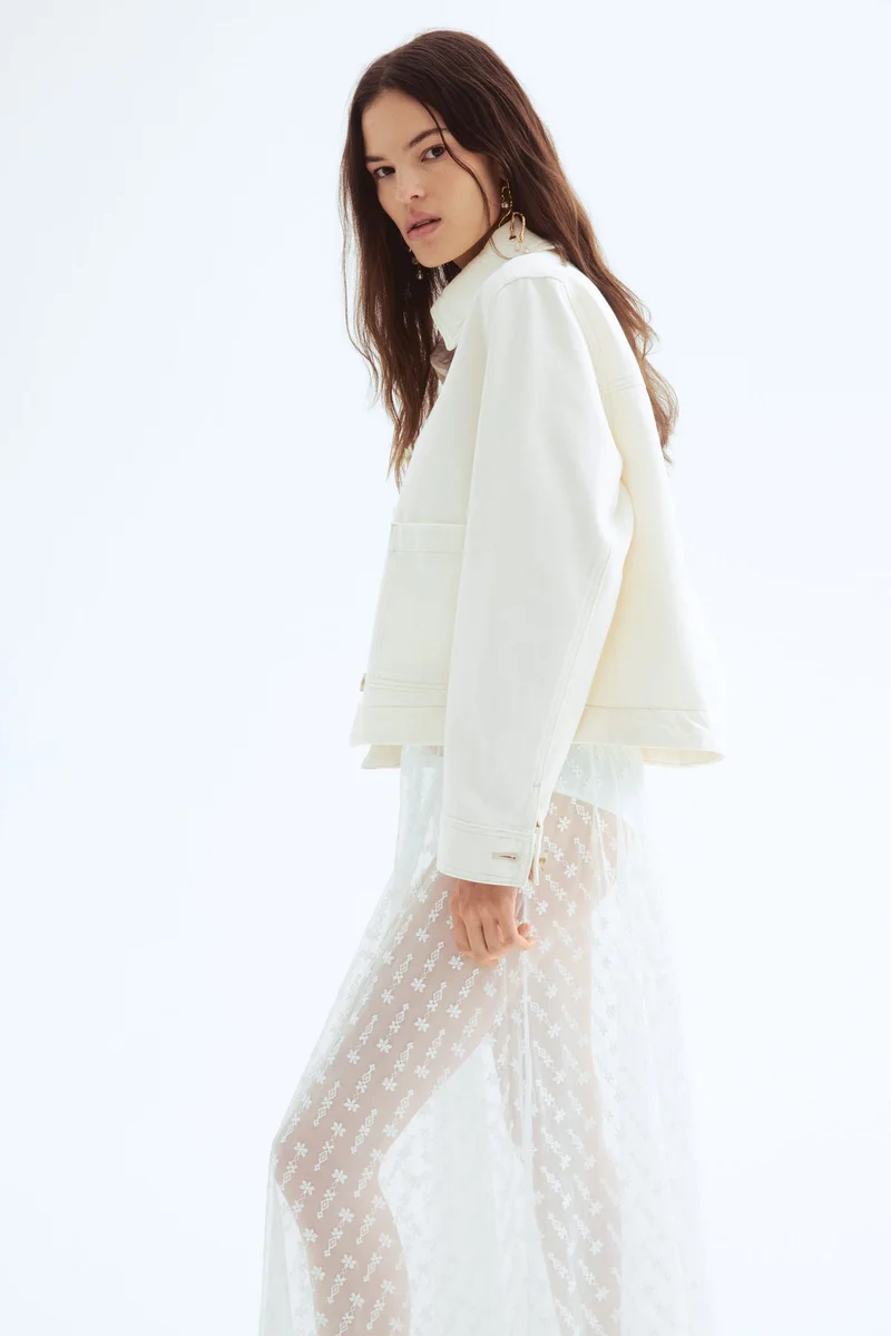 اتش اند ام جاكيت دنيم