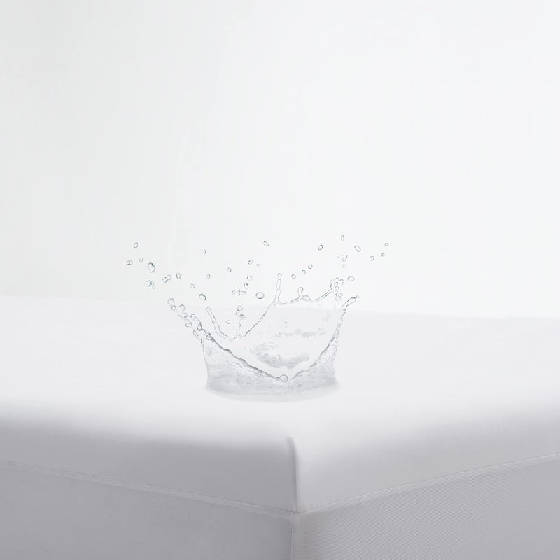 Serta Power Chill Queen Size Waterproof Mattress Cover, Soft and Breathable Cooling Mattress Protector, 15" Elastic Deep Pocket for Secure Fit, White - Image 3