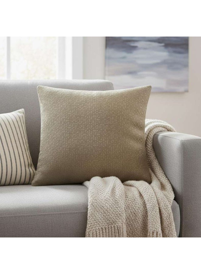 Pan Home Sunset Maze Indoor / Outdoor filled Cushion 50x50 cm- Brown - 123HAW9900395 - Image 1