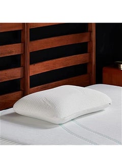 Luxurious Standard Size White Memory Foam Symphony Pillow - Soft and Plush Feel
