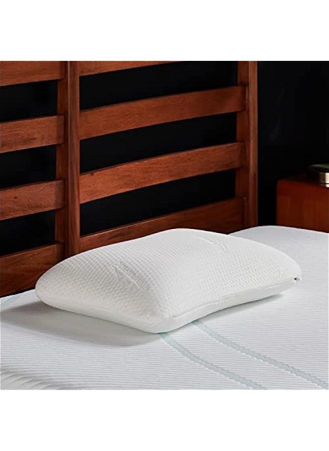 Arabest Luxurious Standard Size White Memory Foam Symphony Pillow - Soft and Plush Feel  - Image 1