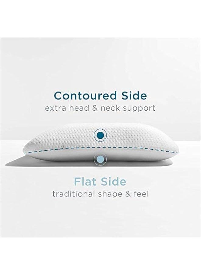 Arabest Luxurious Standard Size White Memory Foam Symphony Pillow - Soft and Plush Feel  - Image 3