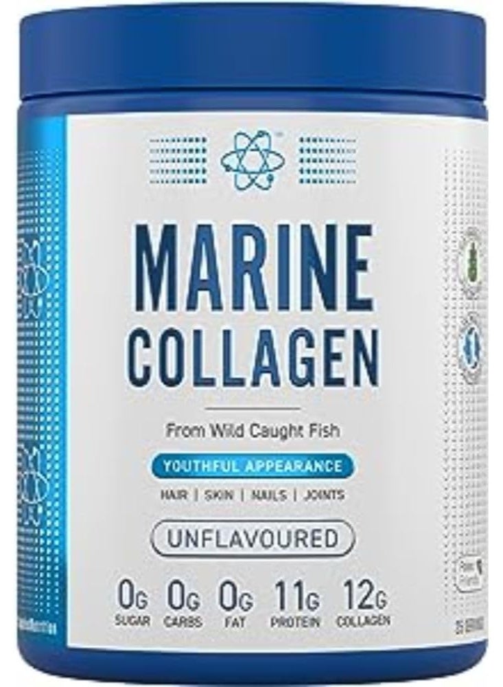 Applied Nutrition Marine Collagen Youthful Appearance For Skin, 300 Gm ( Unflavored) - Image 1