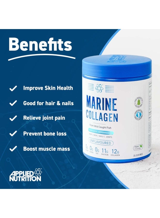 Applied Nutrition Marine Collagen Youthful Appearance For Skin, 300 Gm ( Unflavored) - Image 2