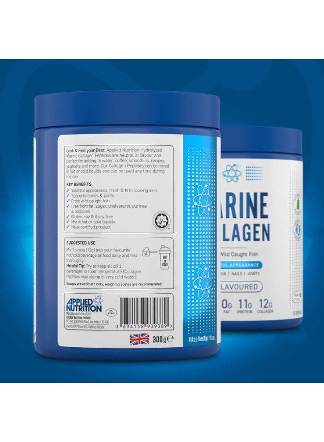 Applied Nutrition Marine Collagen Youthful Appearance For Skin, 300 Gm ( Unflavored) - Image 4