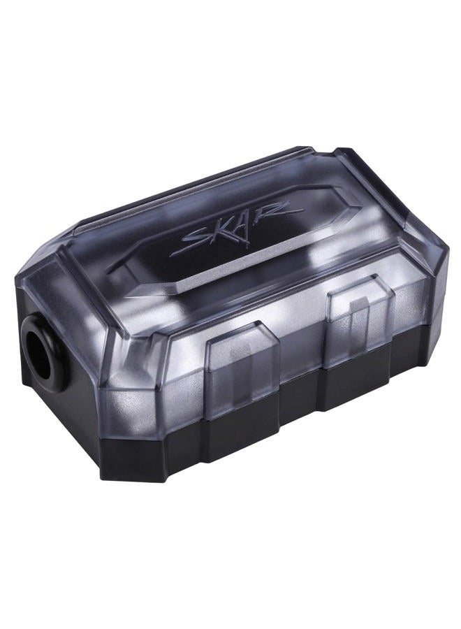 SKAR AUDIO 1/0 or 4 Gauge Pro Series in-line ANL Fuse Holder (SK-Fuse-BLK-PROANL) - Image 2