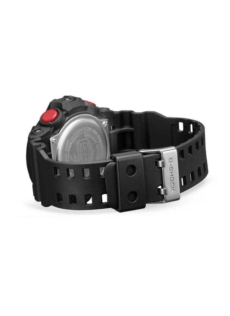 CASIO - G shock Ignite Red Colour Analog Digital Black Resin Wrist Watch for Men's GA-700BNR-1ADR - Image 1
