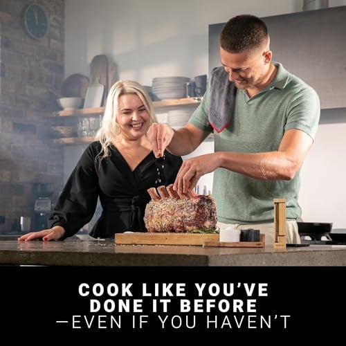 MEATER SE: Smart Bluetooth Meat Thermometer | Long-Range Wireless Probe for Oven, Grilling, Smoking, BBQ & Air Fryer | Dual Sensors & Guided Cook System | Black Charger - Image 2