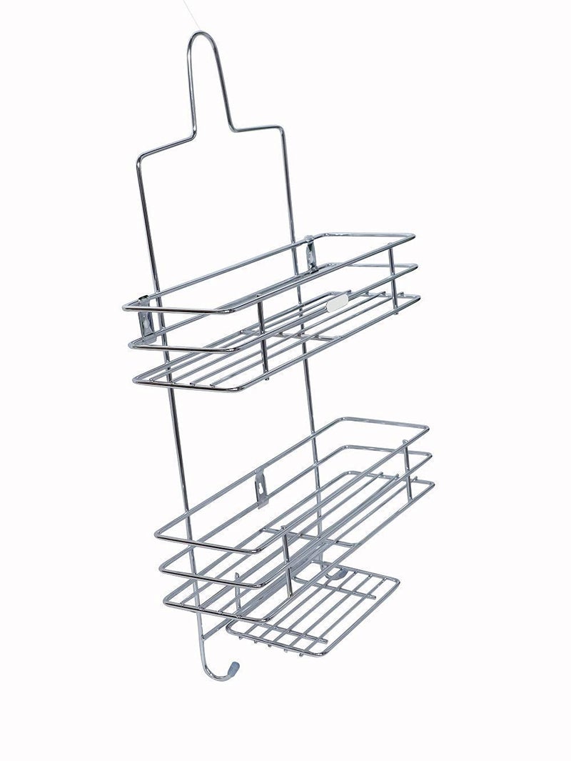 Drumil Shower Caddy 5 in 1 Stainless Steel Large Size Multipurpose Bathroom Shelf/Kitchen Shelf/Holder/Bathroom Accessories for Home - (Square) - Image 1