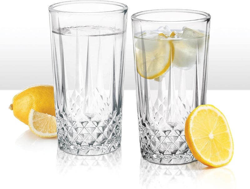 TREO by Milton Cairn 285 Water Glass Tumbler, Set of 6, 285 ml Each, Transparent - Image 3