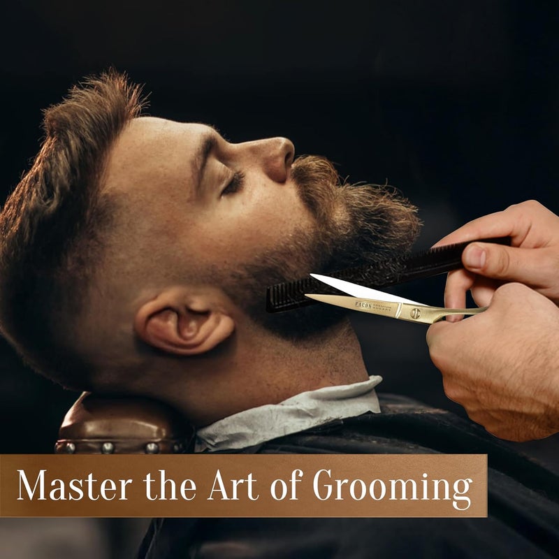 FACON Facón Hair Cutting Scissors - Professional Hair Scissors 6.5 Inch Razor Edge Barber Shears Salon Hair Cutting Shears - Japanese Stainless Steel - Precision Cutting Premium Shears for Men, Women & Kids - Image 4