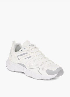 Lee Cooper Mens Panelled Lace-Up Sneakers With Pull Tab  - Image 1